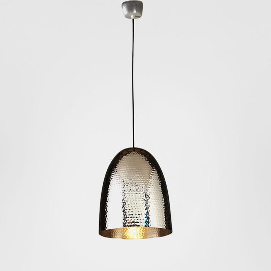 Dolce Beaten Ceiling Pendant Silver