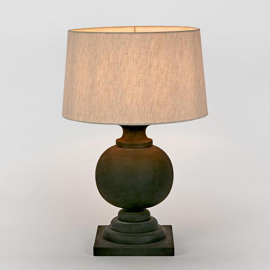 Coach Table Lamp Base Black- Base Only