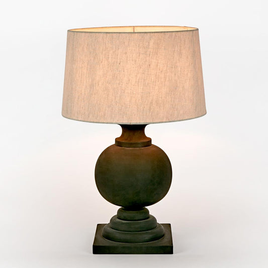 Coach Table Lamp Base Black- Base Only