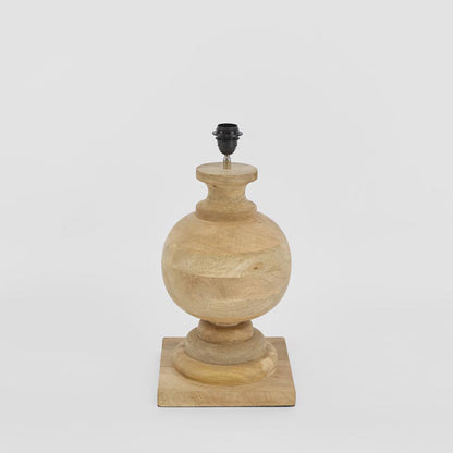 Coach Table Lamp Base Natural- Base Only