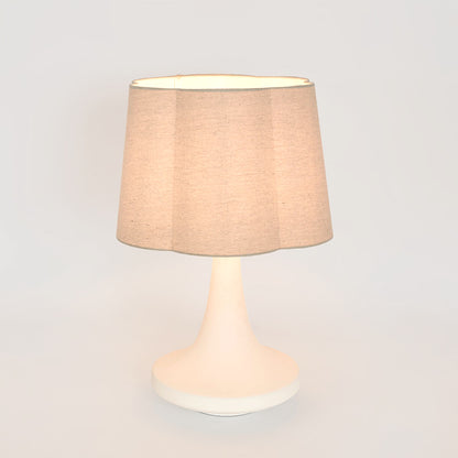 Soren Table Lamp & Linen Shade White