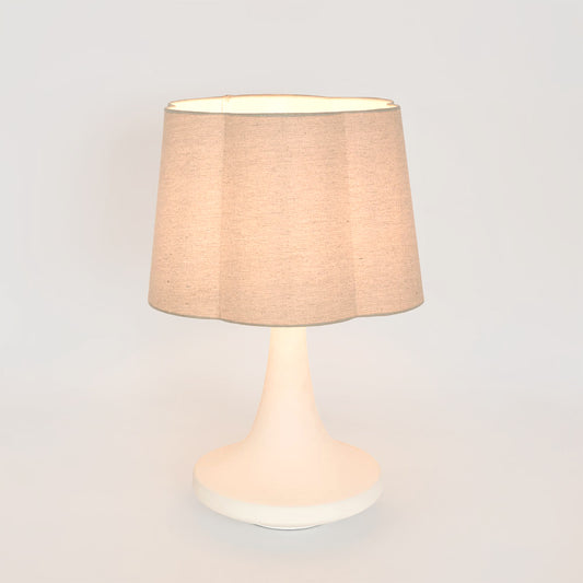 Soren Table Lamp & Linen Shade White