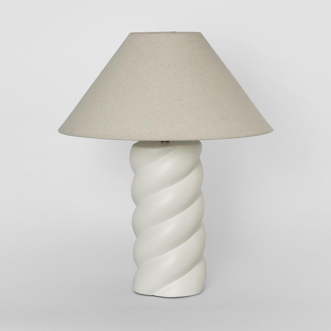 Twist Column Lamp & Shade