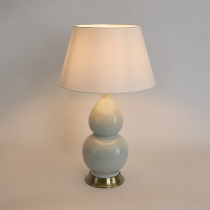 Terrigal Ceramic Pale Blue Table Lamp & Shade