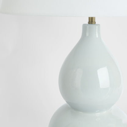 Terrigal Ceramic Pale Blue Table Lamp & Shade