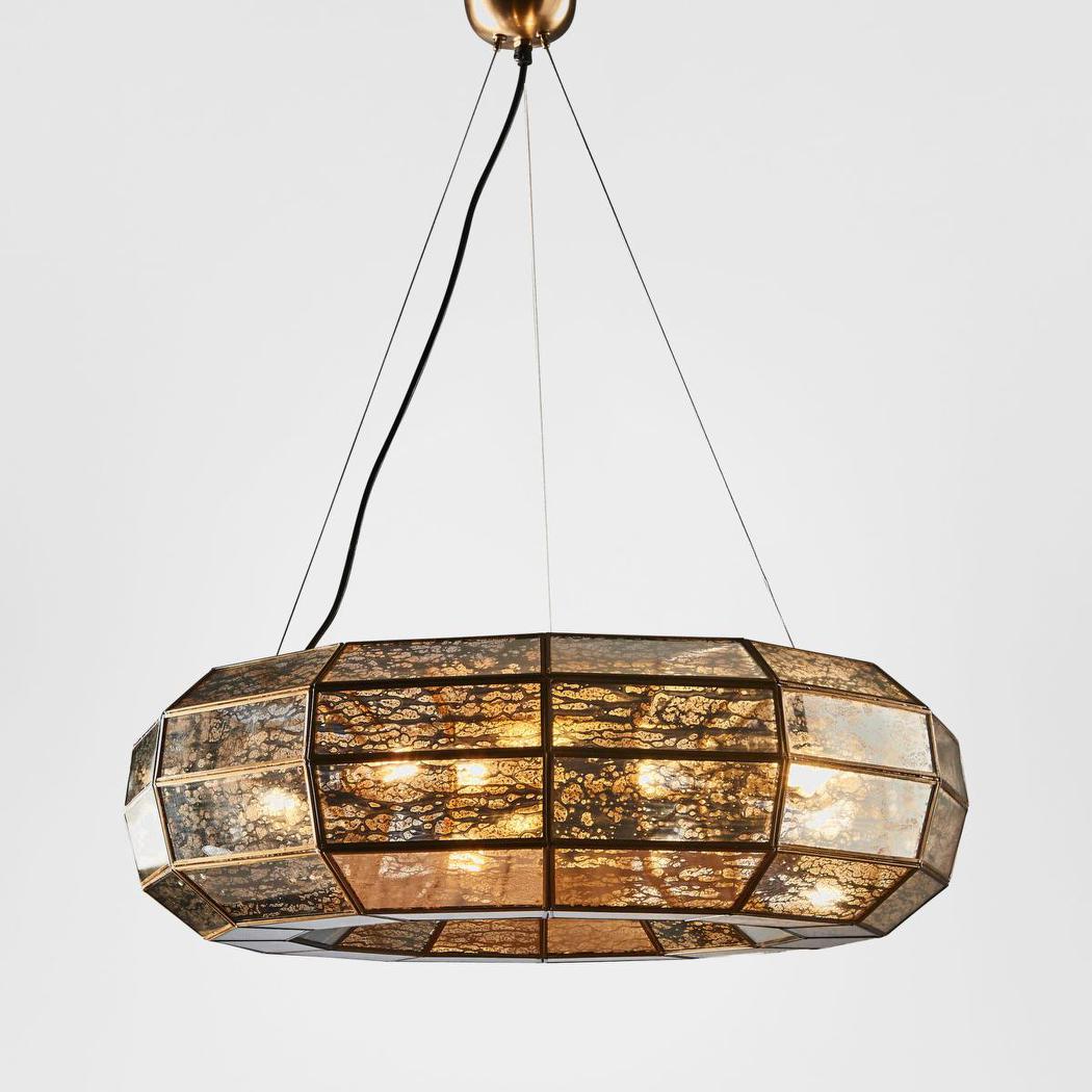 Victoria Ceiling Pendant Small Antique Brass