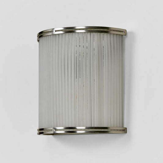 Inanda Half Round Wall Light Nickel