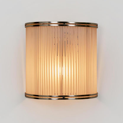 Inanda Half Round Wall Light Nickel