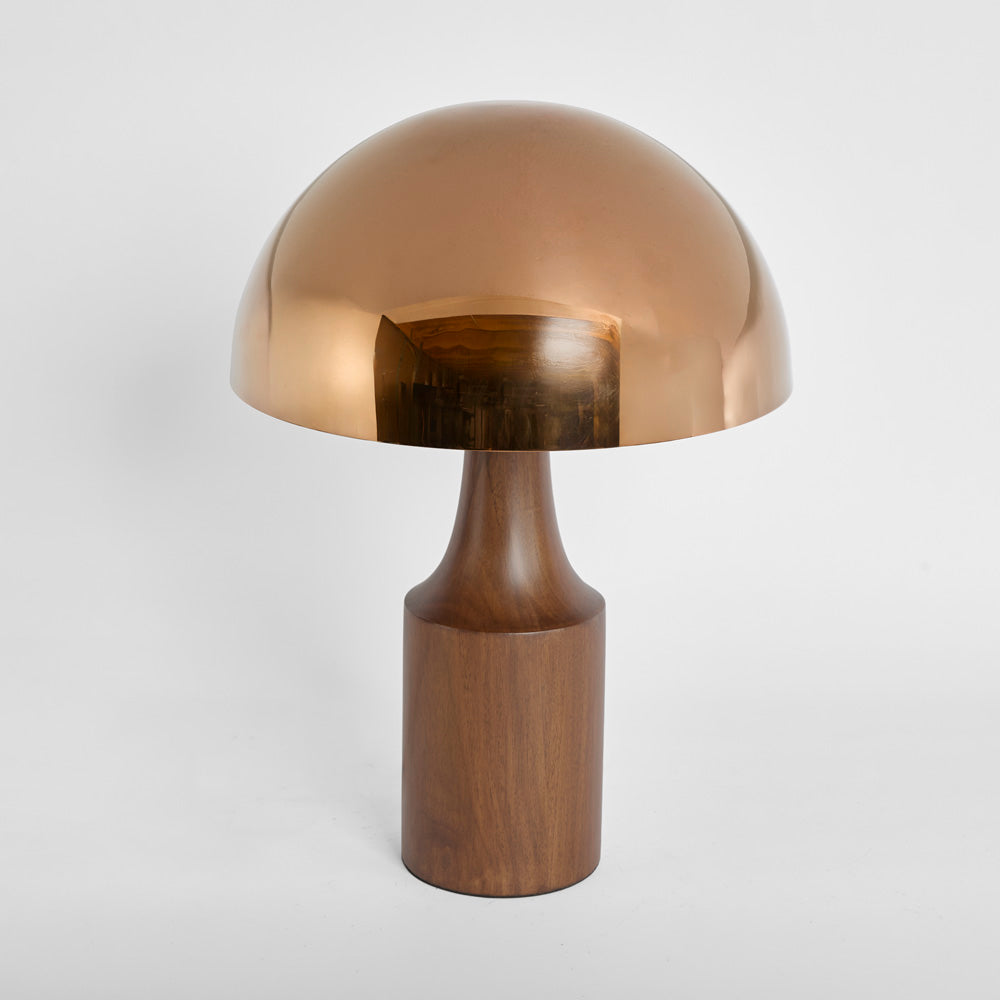 Scala Walnut Table Lamp with Shade