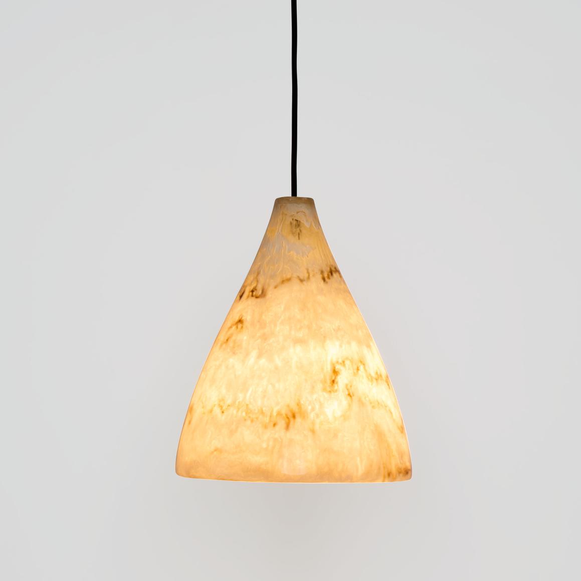Cove Resin Pendant Light Beige (Shade only)