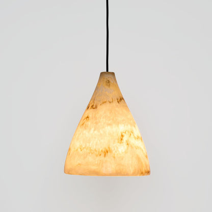 Cove Resin Pendant Light Beige