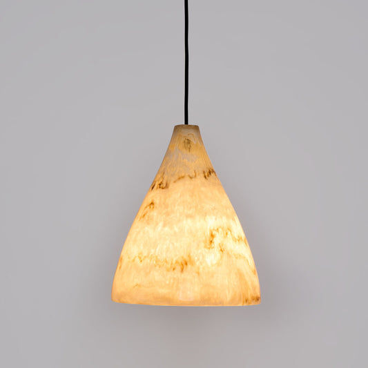 Cove Resin Pendant Light Beige