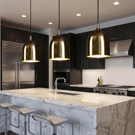 Lumi-R Ceiling Pendant Brass