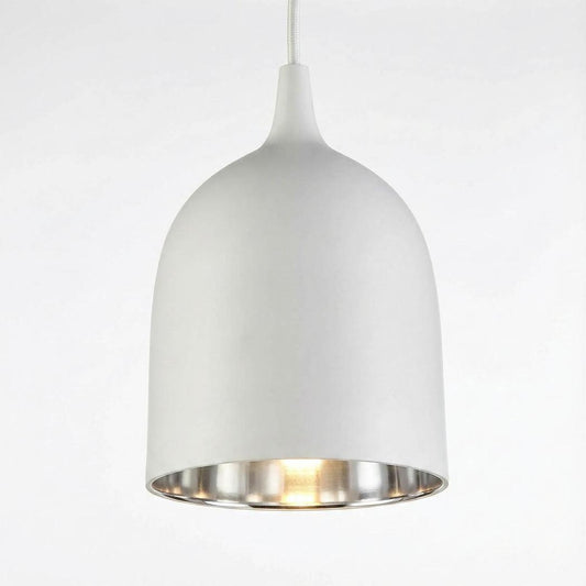 Lumi-R Ceiling Pendant White and Silver