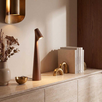 Herman Portable Table Lamp Brown