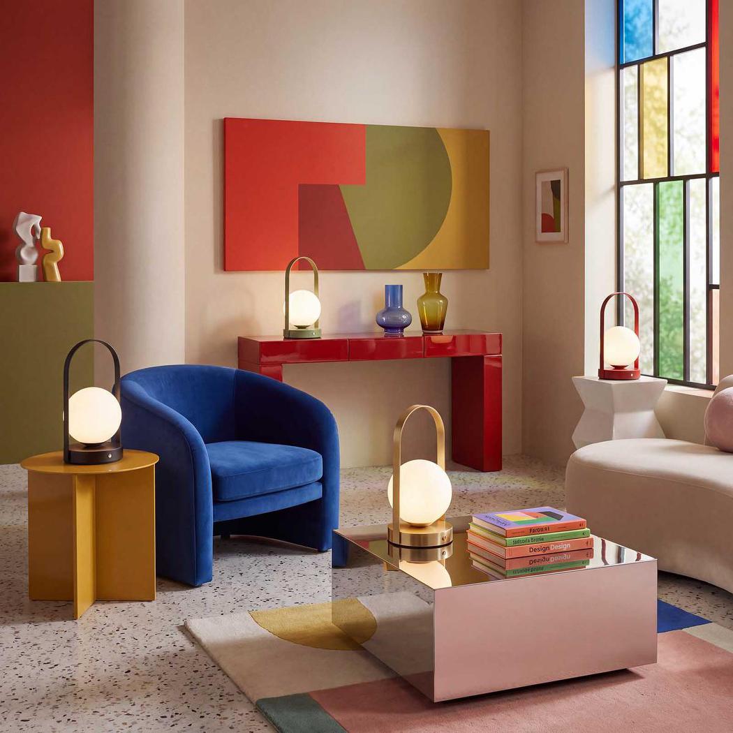 Nini Portable Table Lamp Black