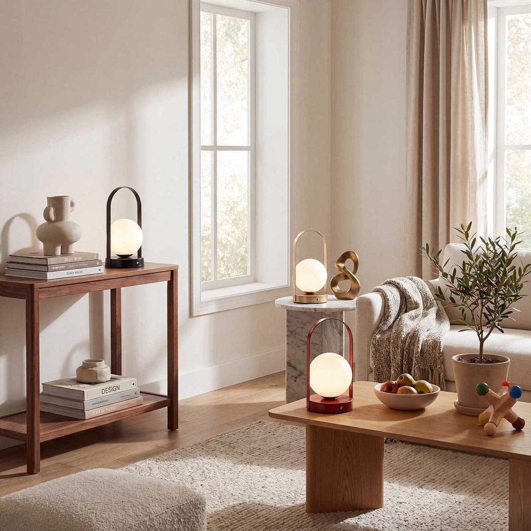 Nini Portable Table Lamp Black