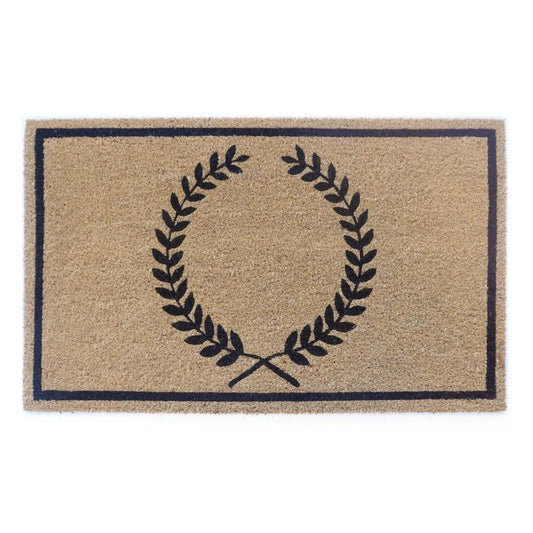 Wimbledon Coir Doormat with Vinyl Backing Small 45x75