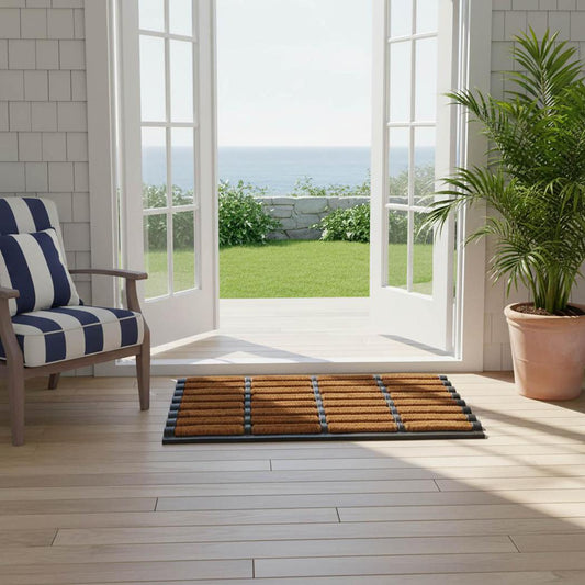 Brunswick Coir & Rubber Doormat/Boot Scraper Large 60x90
