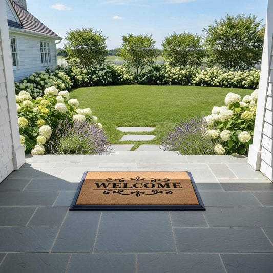 Welcome Coir & Rubber Doormat Large 60x90