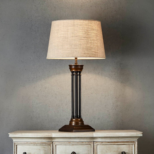 Hudson Table Table Lamp Base Bronze- Base Only