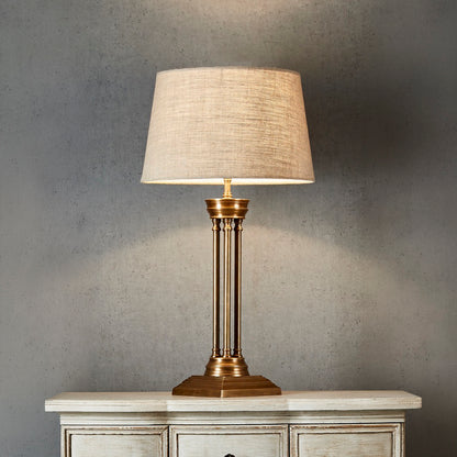 Hudson Table Table Lamp Base Brass- Base Only