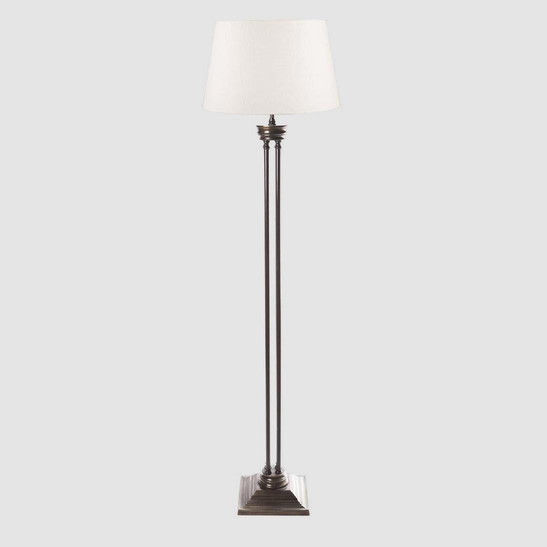 Hudson Floor Lamp Base Brass- Base Only
