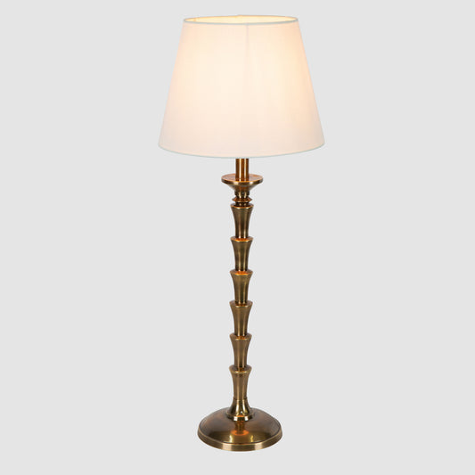 Jordan Table Lamp Base Antique Brass- Base Only