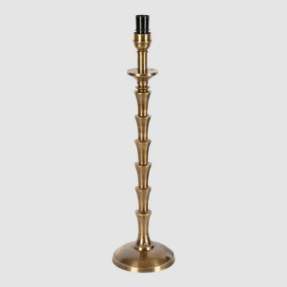 Jordan Table Lamp Base Antique Brass- Base Only