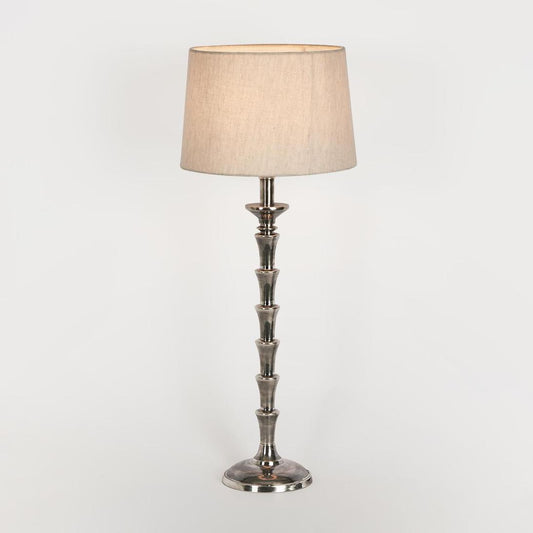 Jordan Table Lamp Base Antique Silver- Base Only