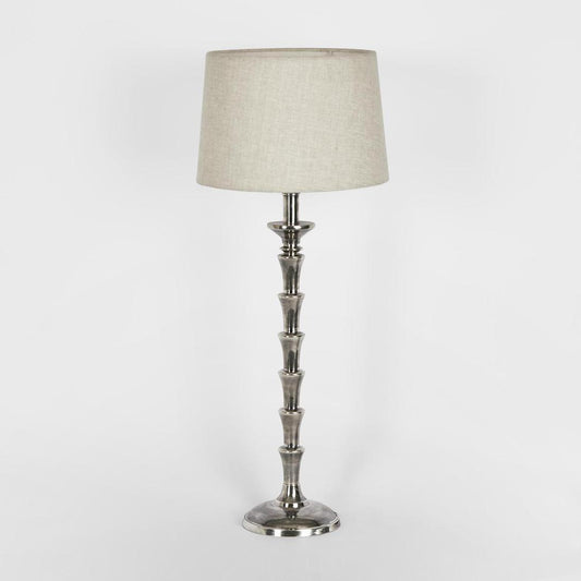 Jordan Table Lamp Base Antique Silver- Base Only
