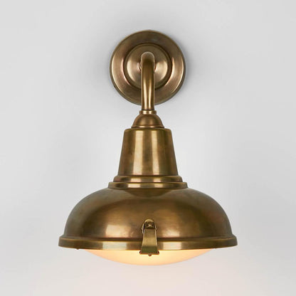 Catalina Outdoor Wall Light Antique Brass
