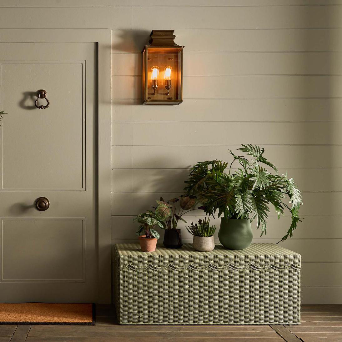 Westpoint Outdoor Wall Light Antique Brass