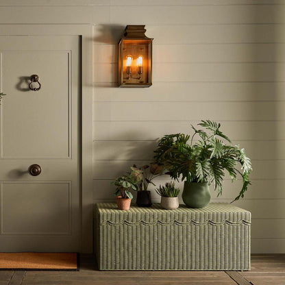 Westpoint Outdoor Wall Light Antique Brass
