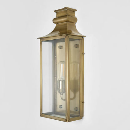 Westpoint Outdoor Wall Light Medium Antique Brass