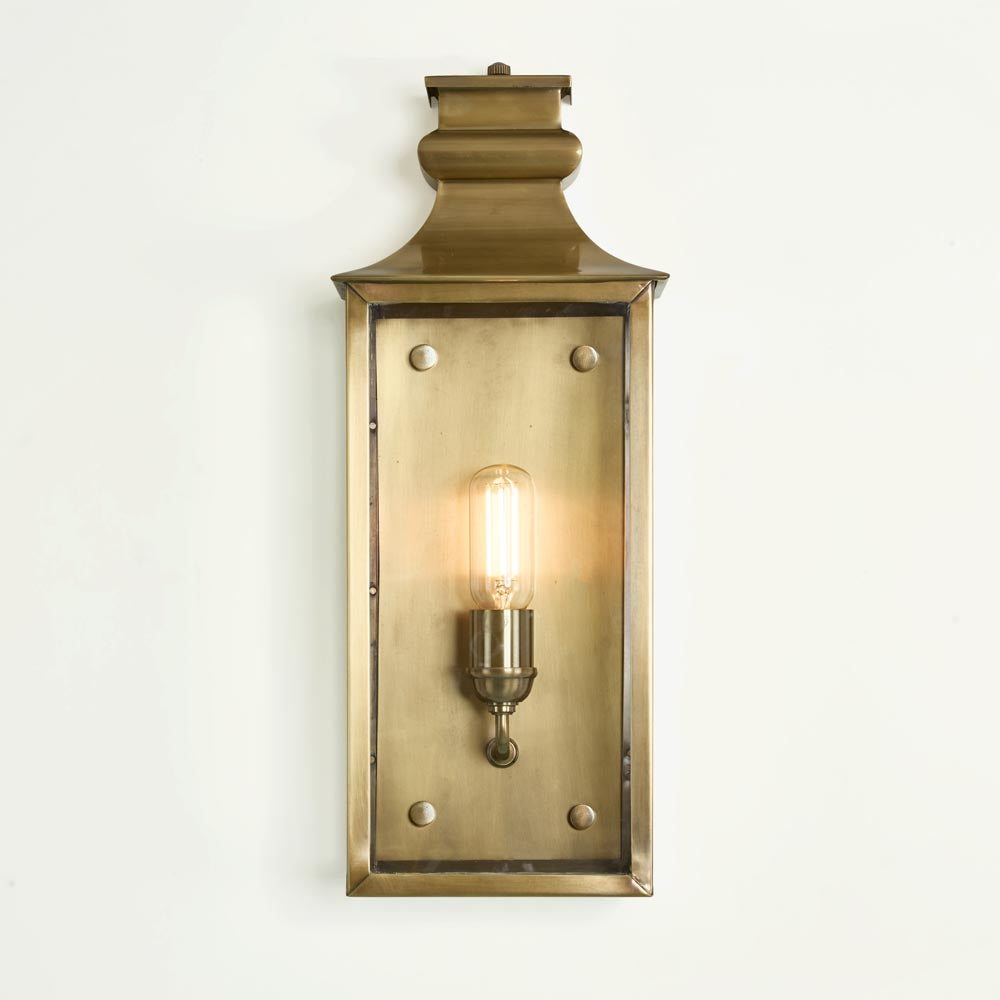 Westpoint Outdoor Wall Light Medium Antique Brass