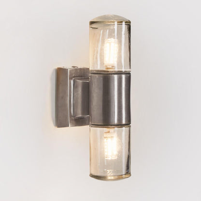 Plover Outdoor Wall Light Antique Silver