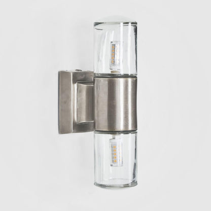 Plover Outdoor Wall Light Antique Silver