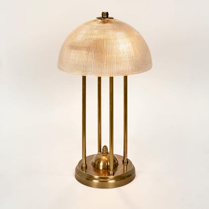 Victor Table Lamp With Textured Glass