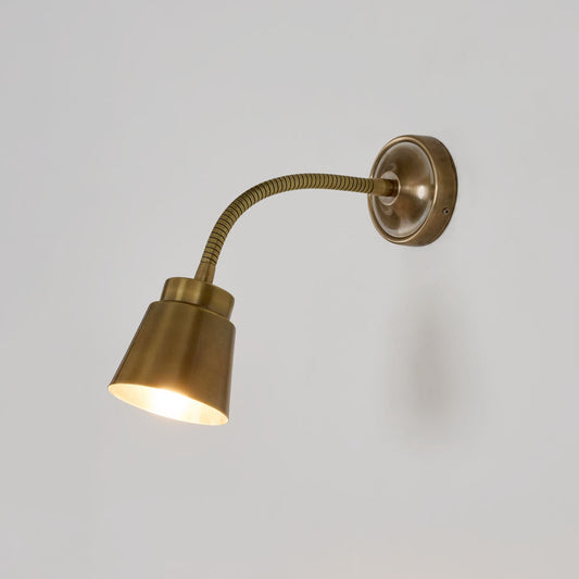 Kingsford Wall Light Antique Brass