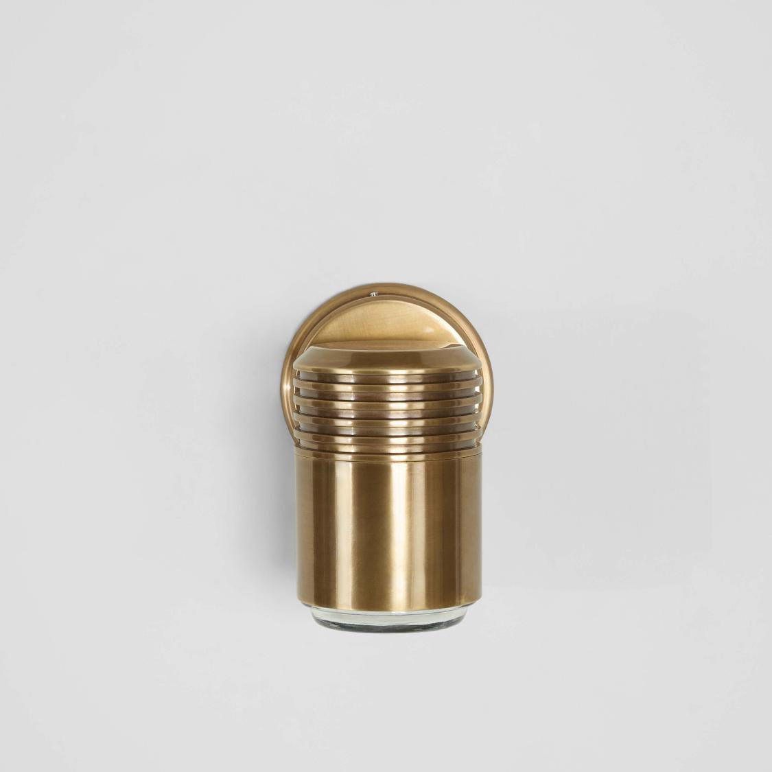 Primrose Outdoor Wall Light Antique Brass
