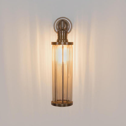 York Outdoor Wall Light Antique Brass