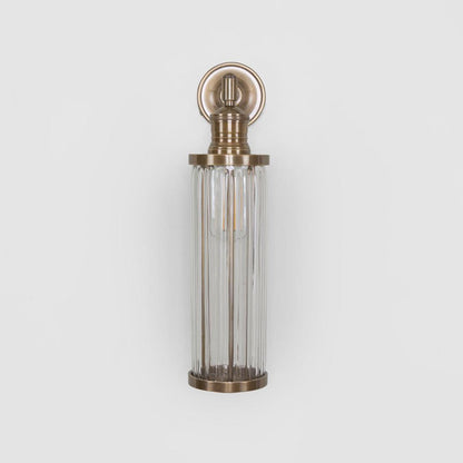 York Outdoor Wall Light Antique Brass