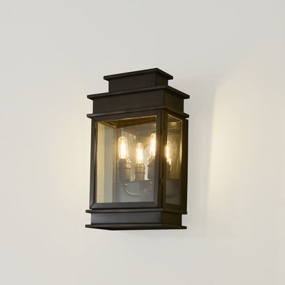 Regent Outdoor Wall Light Black