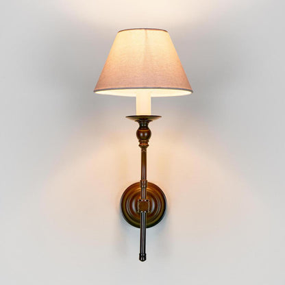 Soho Curved Wall Light Base Bronze
