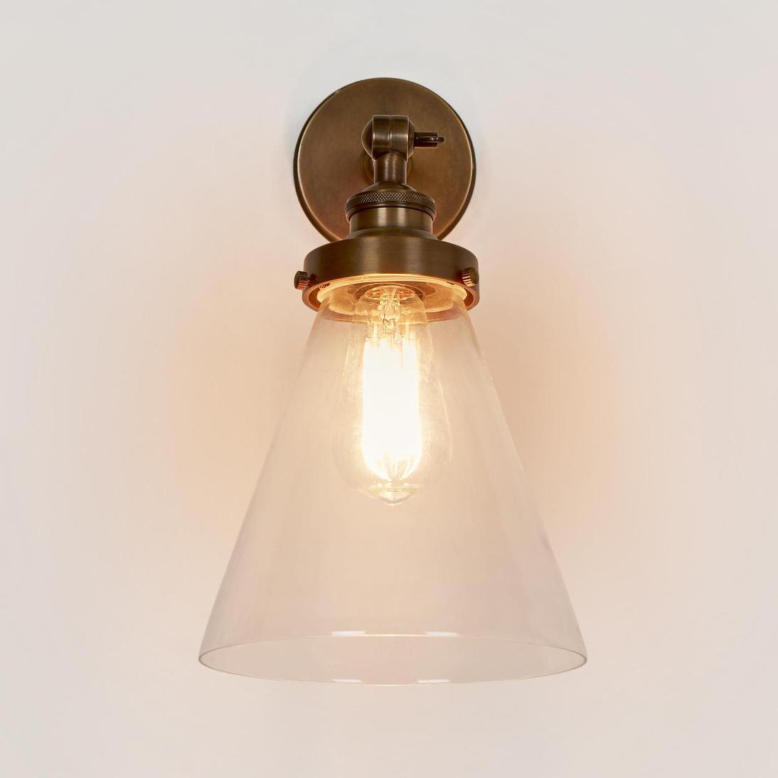 Francis Wall Light Antique Brass