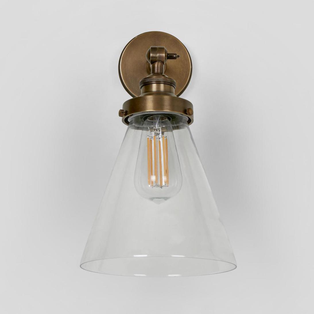 Francis Wall Light Antique Brass