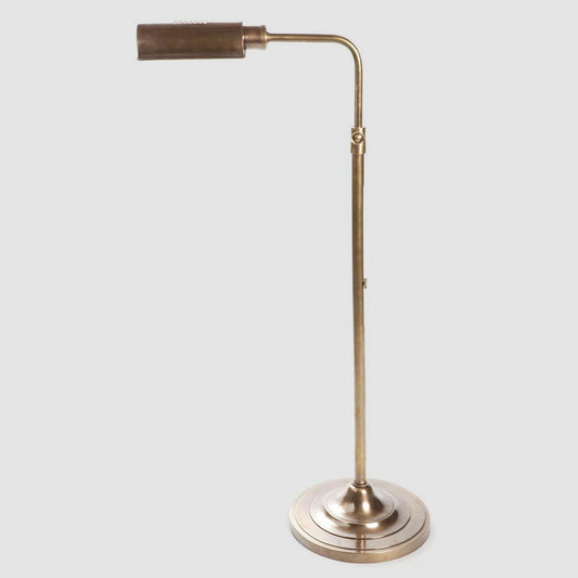 Brooklyn Floor Lamp Antique Brass