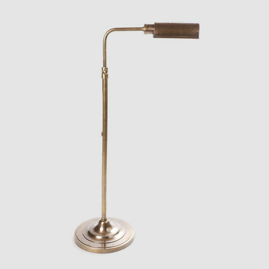Brooklyn Floor Lamp Antique Brass