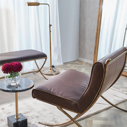 Brooklyn Floor Lamp Antique Brass